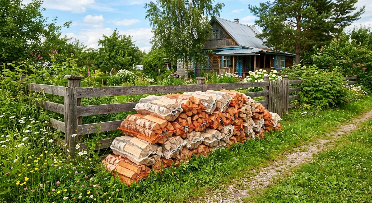 Дрова для дачи в Михневе